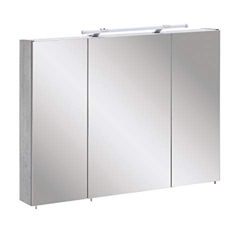 Schildmeyer Bello Spiegelschrank, Holzdekor, Steingrau, 90.0 x 16.0 x 75.0 cm Schildmeyer Bello Spiegelschrank, Holzdekor, Steingrau, 90.0 x 16.0 x 75.0 cm von Schildmeyer