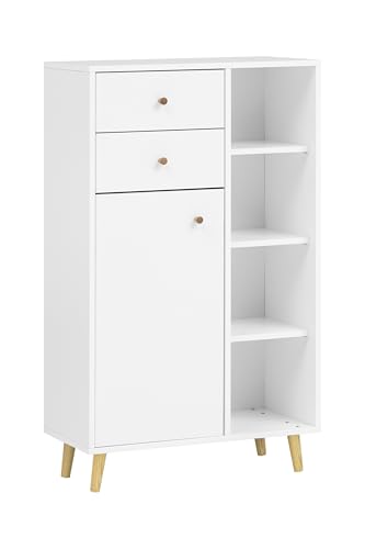 Schildmeyer Bjarne Highboard 158500, weiß matt, 60,2 x 33 x 113,4 cm Schildmeyer Bjarne Highboard 158500, weiß matt, 60,2 x 33 x 113,4 cm von Schildmeyer