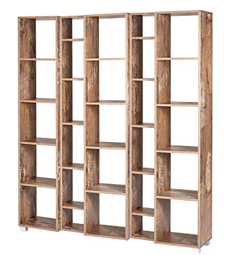 Schildmeyer Brisbane Regal Holz, Dekor, 154 x 30 x 179 cm, panamaeiche von Schildmeyer