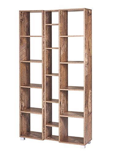 Schildmeyer Brisbane Regal Holz, Dekor, 95 x 30 x 179 cm, panamaeiche von Schildmeyer