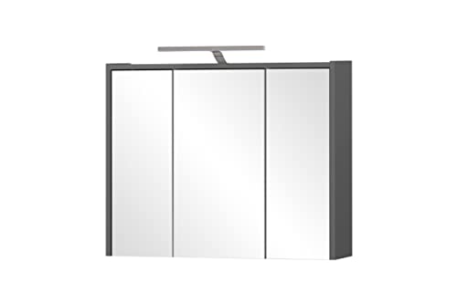 Schildmeyer Spiegelschrank Carlos, anthrazit, 74,5 x 16 x 64 cm Schildmeyer Spiegelschrank Carlos, anthrazit, 74,5 x 16 x 64 cm von Schildmeyer