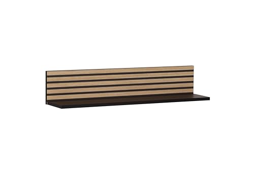 Schildmeyer Ekko Regalablage 158302 Schwarzmatt/Akustikpaneel Optik, 80 x 17,3 x 15,7 cm von Schildmeyer
