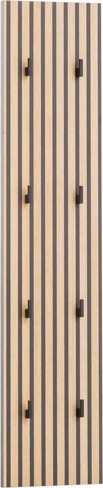 welltime Garderobenpaneel Alexa, Breite 24 cm made in Germany, Mit Akustikprint, 8 Kleiderhaken welltime Garderobenpaneel Alexa, Breite 24 cm made in Germany, Mit Akustikprint, 8 Kleiderhaken von welltime