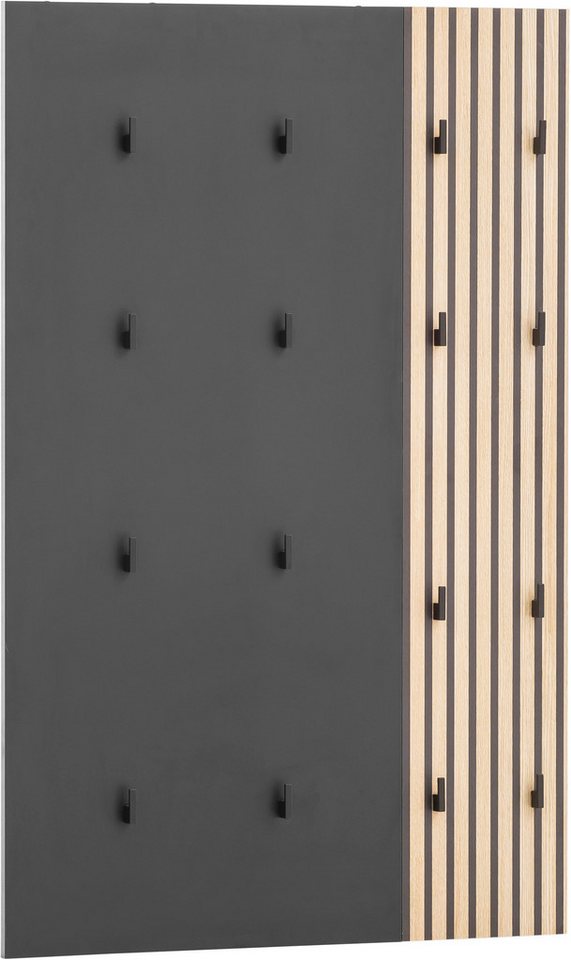 welltime Garderobenpaneel Alexa, Breite 73 cm made in Germany, Mit Akustikprint, 16 Kleiderhaken welltime Garderobenpaneel Alexa, Breite 73 cm made in Germany, Mit Akustikprint, 16 Kleiderhaken von welltime