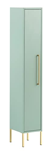 Schildmeyer Gloria Highboard, Holzwerkstoff, Mint/Gold, 1 Tür von Schildmeyer