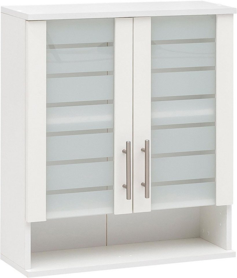 Schildmeyer Hängeschrank Nikosia Breite 60 cm, mit Glastüren, hochwertige MDF-Fronten, Metallgriffe von Schildmeyer