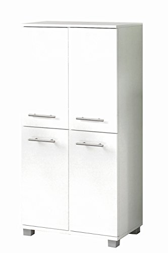 Schildmeyer Highboard 119938 Isola, 60x32.5x117 cm, weiß von Schildmeyer