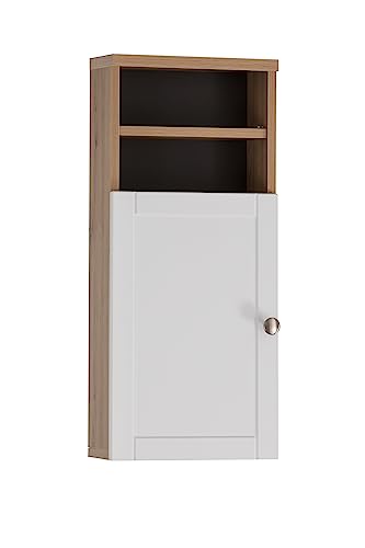 Schildmeyer Highboard Jesper, Holzwerkstoff, Artisan Eiche/weiß matt, 30,3 x 25,4 x 70 cm von Schildmeyer