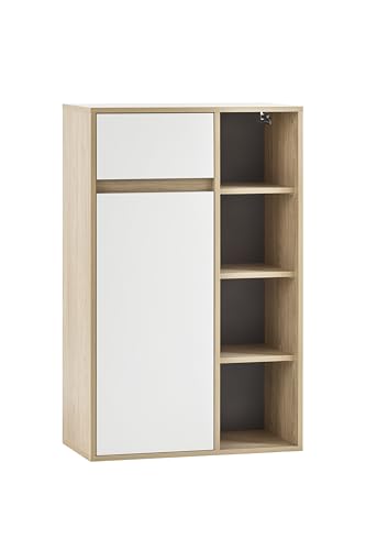 Schildmeyer Highboard Mali 152760, Eiche hell Dekor/mattweiß Schildmeyer Highboard Mali 152760, Eiche hell Dekor/mattweiß von Schildmeyer
