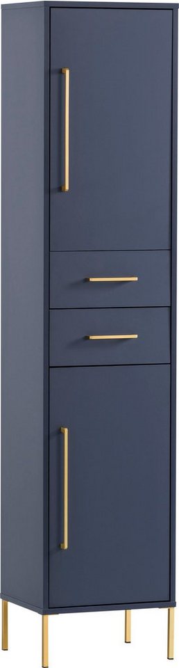 welltime Hochschrank Kent mit goldfarbenen Griffen Breite 40,5 cm, made in Germany welltime Hochschrank Kent mit goldfarbenen Griffen Breite 40,5 cm, made in Germany von welltime