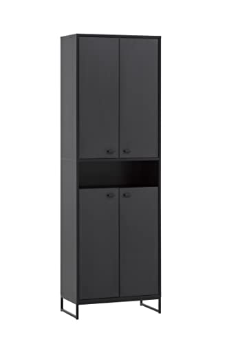 Schildmeyer Janne Schuhschrank 4 Türen schwarz matt von Schildmeyer