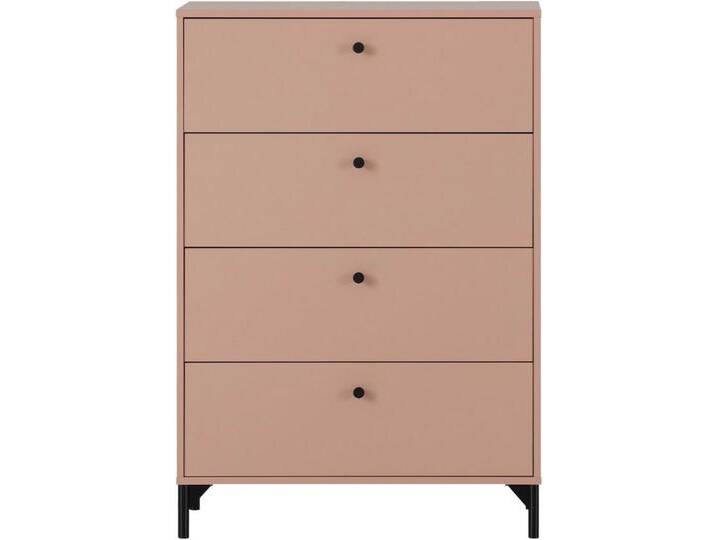 Schildmeyer Kommode Smash, Breite 40 oder 80 cm, 4 Schubladen mit Teilauszug und Metallbeschlägen, rosa Schildmeyer Kommode Smash, Breite 40 oder 80 cm, 4 Schubladen mit Teilauszug und Metallbeschlägen, rosa von Schildmeyer