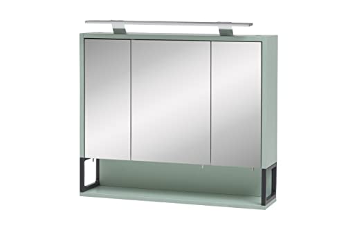 Schildmeyer Limone Spiegelschrank, Holzwerkstoff, Mint, 70 x 61 x 16 cm (BxHxT) von Schildmeyer