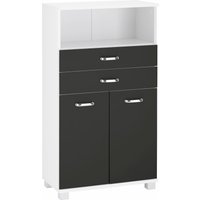 Schildmeyer Midischrank "Colli", Breite 60 cm, Badezimmerschrank mit Metallgriffen, Ablageboden von Schildmeyer