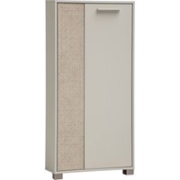 Schildmeyer Midischrank "Edno Highboard, Breite 59 cm", (1 St.), Fronten in Canasta-Dekor mit Korbgeflecht-Design von Schildmeyer