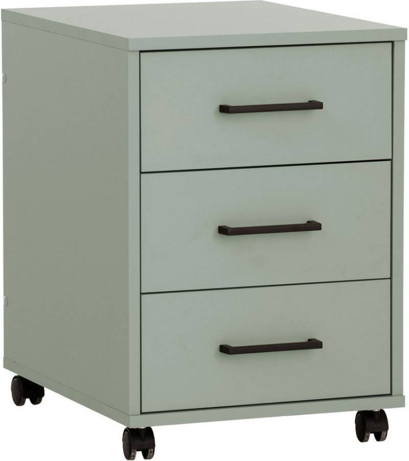 Schildmeyer Rollcontainer Ruby, Breite 40 cm, Mit Stifteinsatz, Metallbeschläge, feststellbare Möbelrollen von Schildmeyer