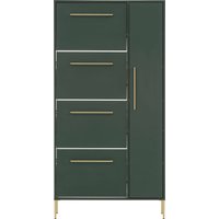 welltime Schuhschrank "Kent mit goldfarbenen Griffen", Breite 88,4 cm, made in Germany von Welltime