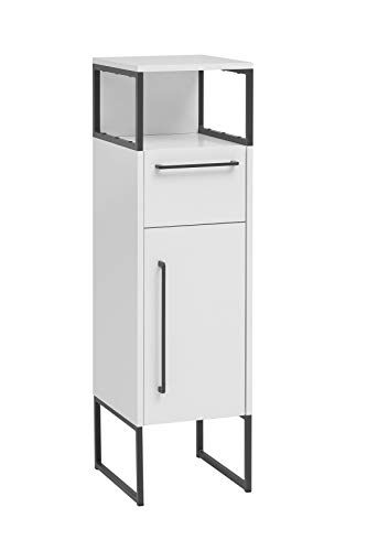 Schildmeyer Seitenschrank 146054 Limone, 30,4 x 112,5 x 33 cm, weiß matt von Schildmeyer