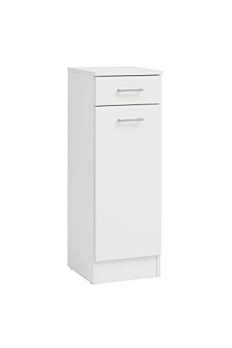 Schildmeyer Seitenschrank Lorenz 142097, perl weiß, 30,3 x 32,0 x 92,1 cm von Schildmeyer