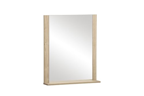 Schildmeyer Spiegel Emmik 159440, weiß Eiche Dekor, 24,5 x 2,6 x 109 cm von Schildmeyer