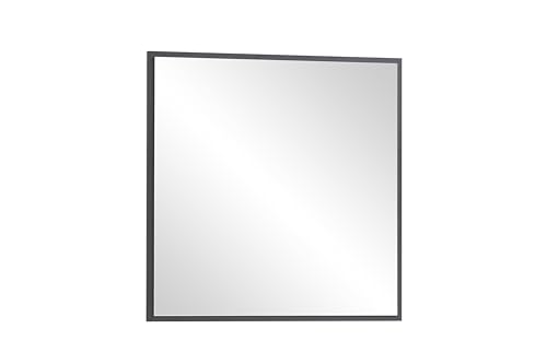 Schildmeyer Alexa Spiegelelement 157218, Schwarzmatt, 67 x 3 x 67 cm von Schildmeyer