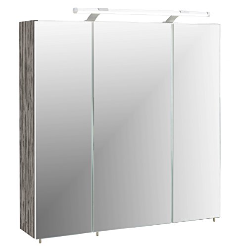 Schildmeyer Spiegelschrank 133076 Trient, 70.0 x 16.0 x 75.0 cm, esche grau Dekor von Schildmeyer