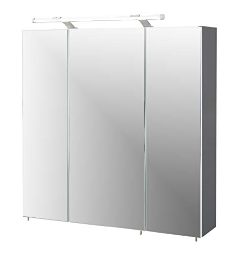 Schildmeyer Spiegelschrank 146691, anthrazit, 70 x 75 x 16 cm von Schildmeyer