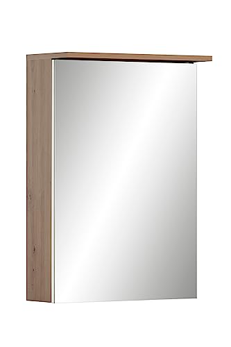 Schildmeyer Spiegelschrank Jesper, Holzwerkstoff, Artisan Eiche, 50,4 x 16 x 72,3 cm von Schildmeyer