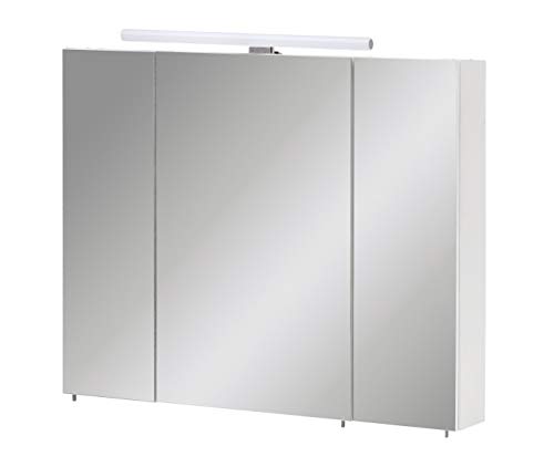 Schildmeyer Spiegelschrank Maxim 155029, mattweiß, 80 x 16 x 74,7 cm Schildmeyer Spiegelschrank Maxim 155029, mattweiß, 80 x 16 x 74,7 cm von Schildmeyer