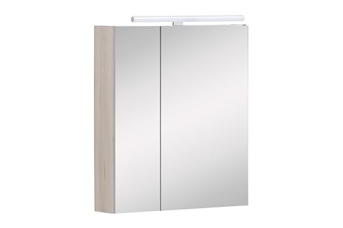 Schildmeyer Spiegelschrank Maxim 155030, sandeiche, 60 x 16 x 74,7 cm von Schildmeyer