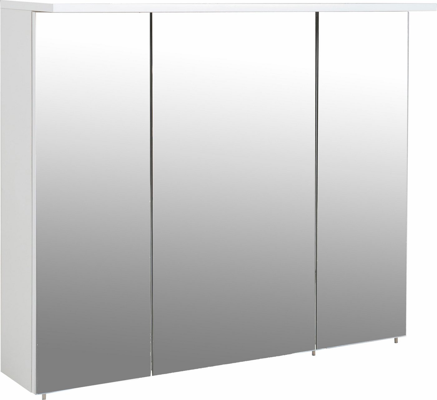 Schildmeyer Spiegelschrank Profil 16 Breite 90 cm, 3-türig, LED-Beleuchtung, Schalter-/Steckdosenbox von Schildmeyer