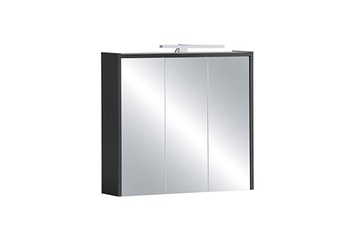 Schildmeyer Spiegelschrank Sander 160303, anthrazit, 65 x 16 x 62,7 cm Schildmeyer Spiegelschrank Sander 160303, anthrazit, 65 x 16 x 62,7 cm von Schildmeyer
