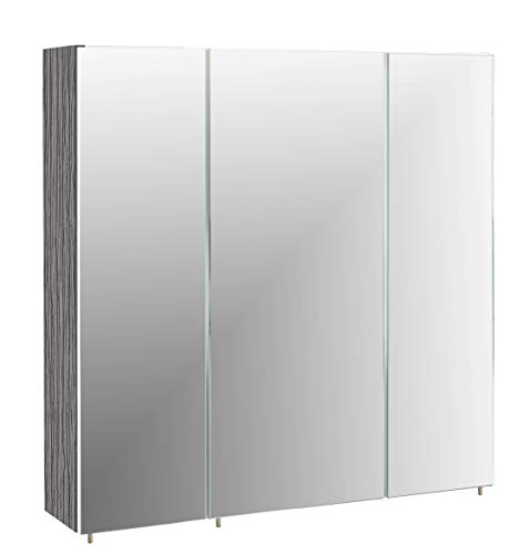 Schildmeyer Trient Spiegelschrank, Holzdekor, esche grau Dekor, 71 x 70 x 16 cm von Schildmeyer