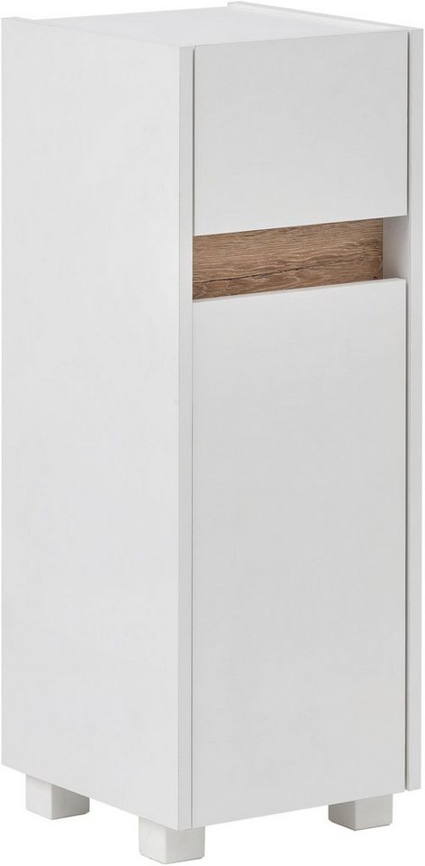 Schildmeyer Unterschrank Cosmo Breite 30 cm, Badezimmerschrank, Blende im modernen Wildeiche-Look von Schildmeyer