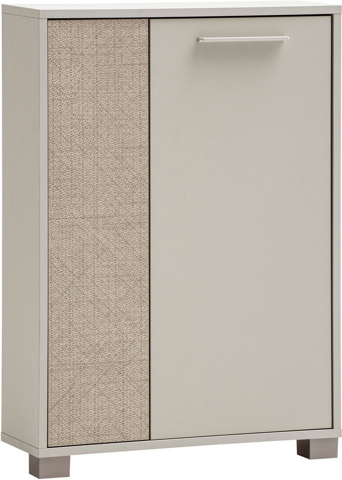 Schildmeyer Unterschrank Edno Unterschrank, Breite 59 cm (1-St) Fronten in Canasta-Dekor mit Korbgeflecht-Design von Schildmeyer