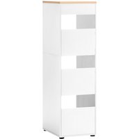 Schildmeyer Wäscheschrank "Solea, Breite 45 cm" Drei Wäscheschächte, Wechselbarer Türanschlag Schildmeyer Wäscheschrank "Solea, Breite 45 cm" Drei Wäscheschächte, Wechselbarer Türanschlag von Schildmeyer
