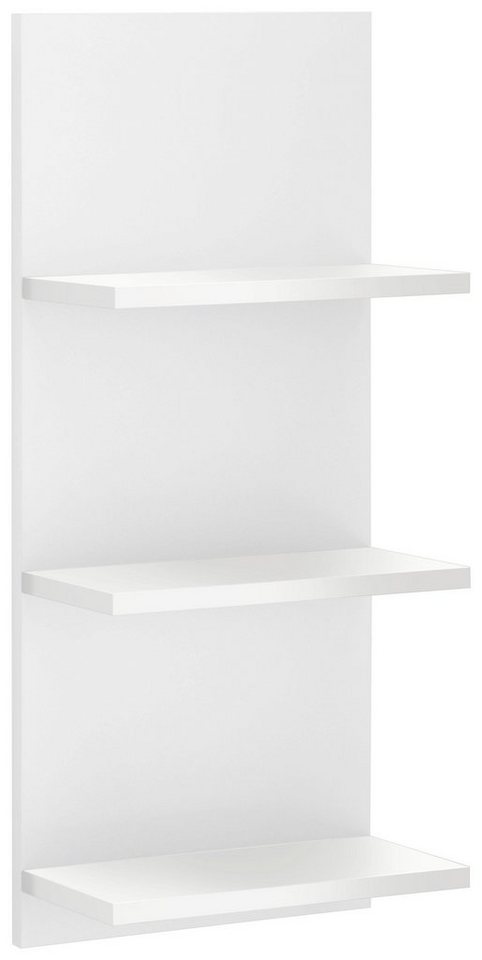 welltime Wandregal Palermo, Breite 30 cm made in Germany, 3 Regalböden von welltime