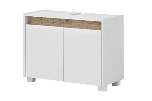 Schildmeyer Waschbeckenunterschrank 148463 Cosmo, 80 x 54,5 x 33 cm (BxHxT), weiß von Schildmeyer