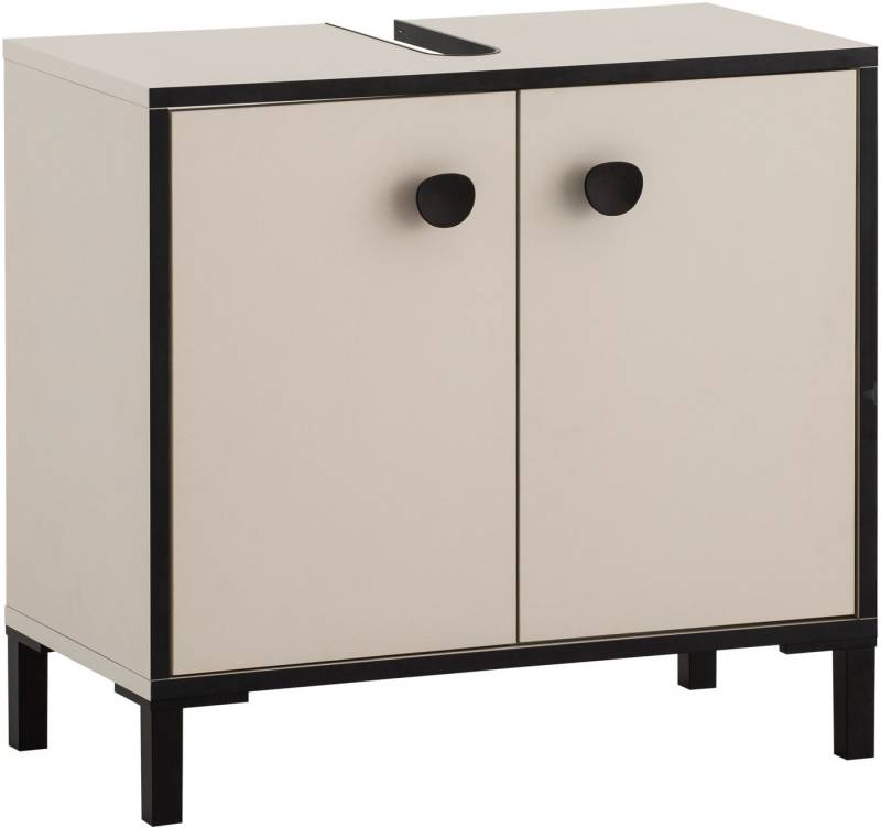 Schildmeyer Waschbeckenunterschrank Edda, Breite 65,1 cm, abgerundete Griffe mit seidenweicher Haptik Made in Germany von Schildmeyer