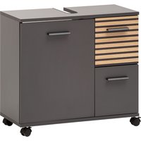 welltime Waschbeckenunterschrank "Katta, Breite 65 cm" Oberboden mit Siphonausschnitt, Schublade mit Akustikprint welltime Waschbeckenunterschrank "Katta, Breite 65 cm" Oberboden mit Siphonausschnitt, Schublade mit Akustikprint von Welltime