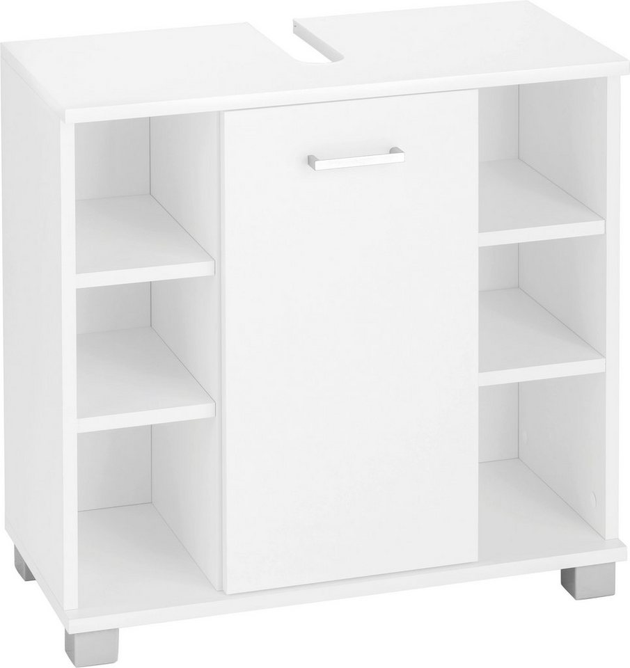 Schildmeyer Waschbeckenunterschrank Mobes Breite/Höhe: 65,1/62,4 cm, Badschrank mit Tür und Regalfächern von Schildmeyer