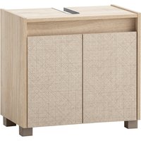 Schildmeyer Waschbeckenunterschrank "Sander, Breite 56,9 cm, in Canasta Optik" Made in Germany Schildmeyer Waschbeckenunterschrank "Sander, Breite 56,9 cm, in Canasta Optik" Made in Germany von Schildmeyer