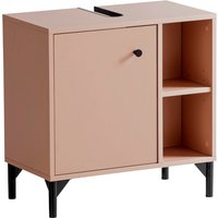 Schildmeyer Waschbeckenunterschrank "Smash", Breite 60 cm (1-St) Apricot Dekor, mit Metallbeschlägen von Schildmeyer