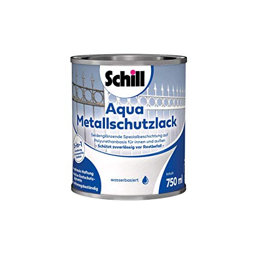 Schill Aqua Metallschutz 3 in 1 (0,75l RAL 7035 Lichtgrau) von Schill