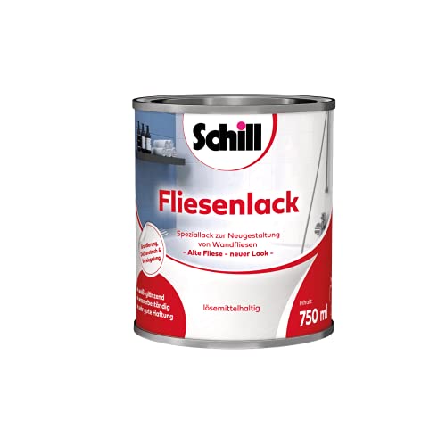 Schill Fliesenlack (0,75 Liter, Platingrau) von Schill