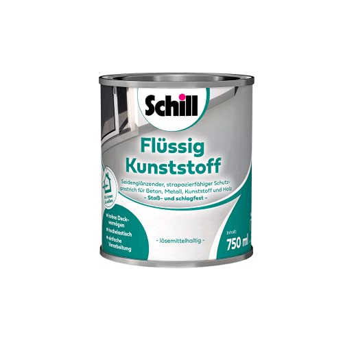 Schill Flüssig Kunststoff (0,75 Liter, Kieselgrau RAL 7032) von Schill