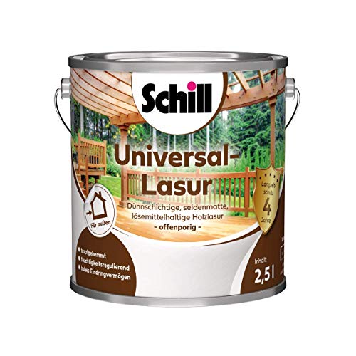 Schill Universal-Lasur - Holzlasur 2,5 Liter Eiche Hell von Schill