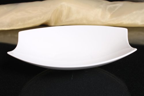 3 Stück Schale oval Dekorschale Porzellan weiss Salatschale Obstschale 3 Stück Schale oval Dekorschale Porzellan weiss Salatschale Obstschale von Schillerbach