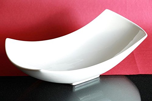 Schale Porzellan weiss Schälchen Obstschale Dekoschale ca. 22,5/11 cm. neu von Schillerbach