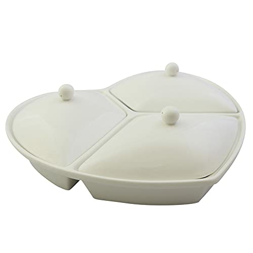 Schillerbach Knabberschale Snackschale Servierschale Porzellan Herzform weiss Schillerbach Knabberschale Snackschale Servierschale Porzellan Herzform weiss von Schillerbach